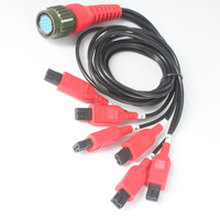Câble de conversion 6PIN vers 14PIN compatible avec le nettoyeur d'injecteurs à ultrasons, outil de diagnostic automobile
