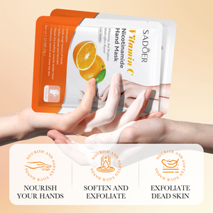 XC OEM/ODM Nicotinamide cilt onarım beyazlatma besleyici nemlendirici el maskesi pürüzsüz el bakımı için - Product Image 2