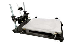 Small Manual Gear Screen Printing Machine Solder Paste Ink <b>Printer</b> Handprint <b>Pad</b> Workbench Portable Screen <b>Printers</b> Table 1 Year - Product Image 4