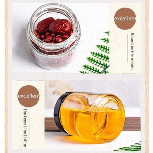 100ml 150ml 180ml 220ml 280ml 380ml 500ml Food Storage Container Honey Jar Glass Food Packaging With Metal Lid - Product Image 5