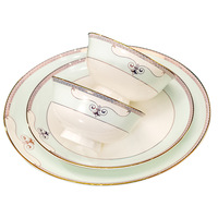 Keramik-Porzellan-Geschirr Teller Frei Kombinierbar Einweihungsgeschenk für Zuhause Einfache Bone China Reis-/Suppen-/Nudelschalen