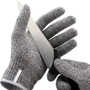 Gants en tricot, en Fiber de verre, revêtement PU, niveau 5, de sécurité travail, gantelets Luvas Anti Corte Guantes Anti-découpe, 9x13G