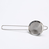 Passoire à mailles fines petit Mini tamis cuisine barre métallique tamis conique ustensile Matcha argent pour thé café Cocktail