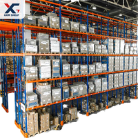 Système de rayonnage industriel robuste sans boulons en acier avec protection ESD pour solutions de stockage en vrac en entrepôt