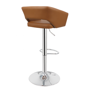 Anji – tabouret de Bar en PU, chaise de Pub pivotante à hauteur réglable - Product Image 4