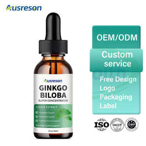 Vitaminas OEM ASAP, Extracto de Ginseng y Ginkgo Biloba en Gotas Líquidas, Bebidas Suplemento para el Cerebro, Líquido de Ginkgo Biloba - Product Image 2