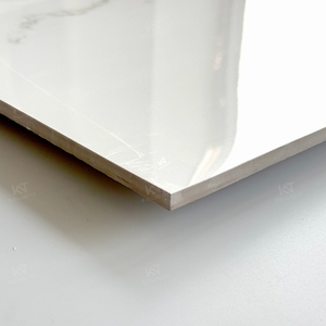 Carreaux <span class=keywords><strong>de</strong></span> sol en céramique en porcelaine effet marbre blanc vitrifié résistant aux acides 600x600 60x60 pour le sol du salon <span class=keywords><strong>de</strong></span> la maison 60x60 - Product Image 2
