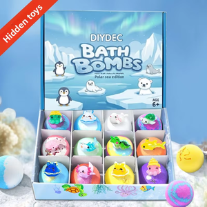 Collection de jouets : Boules de sel de bain effervescentes parfumées aux huiles essentielles pour la relaxation et un sommeil profond - Product Image 3