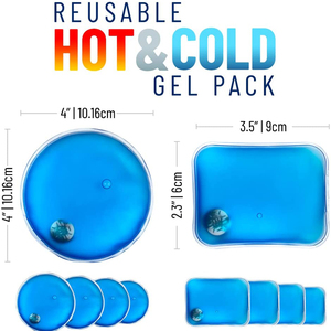 KB Health Care Supplies Wholesale Magic Click Reusable Hot/Cold Gel Hand Warmer 100g Custom-Sized - Product Image 1