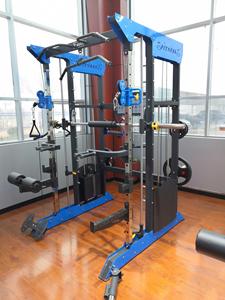 Équipement <span class=keywords><strong>de</strong></span> musculation professionnel multifonctionnel, rack à squats multi-stations, machine d'entraînement croisé, tout-en-un, machine Smith - Product Image 2