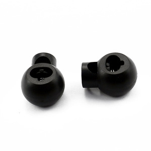 ตัวล็อคแบบสปริงทรงกลมพลาสติกปรับได้สำหรับอุปกรณ์เสริมเสื้อผ้า J2 045 ทนทานต่อการสึกหรอ สีพื้น - Product Image 1