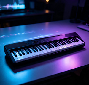 Pianoforte Digitale Elettronico Pieghevole a 88 Tasti, Tastiera da Tavolo Portatile Standard, Doppi Ritmi e Toni, USB MIDI, Altoparlanti Integrati, <span class=keywords><strong>Musica</strong></span> - Product Image 2