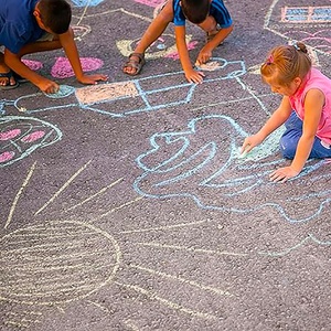 Craies lavables non toxiques personnalisées pour l'extérieur, 20 couleurs, craies lavables pour tableau noir scolaire, grand dessin, <span class=keywords><strong>craie</strong></span> pour <span class=keywords><strong>trottoir</strong></span> avec 4 pochoirs - Product Image 6