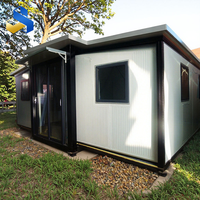 Maison conteneur moderne extensible de 20 pieds, respirante, préfabriquée, mobile, pour bureau, bâtiment, chambre extérieure, Casas Prefabricadas