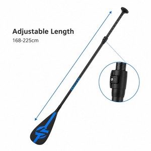 Pagaie de SUP en fibre de verre Zeroring 3 pièces avec lame en nylon renforcée, réglable pour planche à pagaie <span class=keywords><strong>gonflable</strong></span>, fourniture OEM - Product Image 3