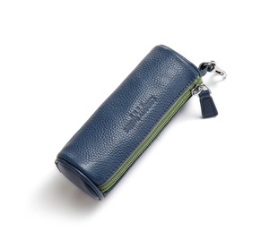 Étui à stylos personnalisé confortable et doux en cuir véritable écologique et durable, forme de tube, trousse à crayons pour l'école, rangement de papeterie, voyage - Product Image 3