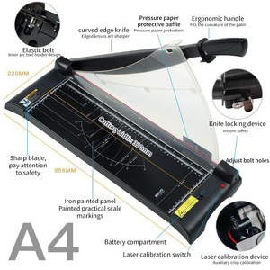 Coupe-papier manuel <span class=keywords><strong>A3</strong></span> 10 feuilles pour le travail de bureau <span class=keywords><strong>professionnel</strong></span> - Product Image 4