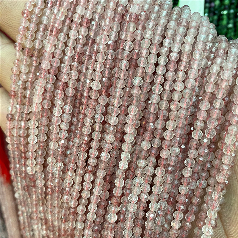 Natural Multi-Color Cut Round Cubic Scattered Bead Gemstone Stone Beads for Jewelry Making for Necklaces Bracelets Earrings