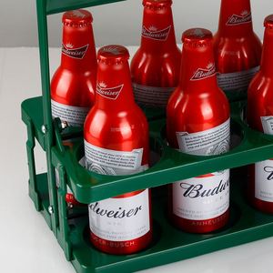 Foldable Beer Beverage Delivery Holder <b>Plastic</b> Coffee Wine Rack Basket for Party Grubhub Ubereats Doordash Postmates Drivers - Product Image 4