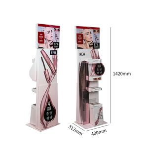 Exhibición de cartón corrugado de alta calidad, Cosméticos personalizados, lápiz labial, base de Perfume, estante de exhibición - Product Image 4