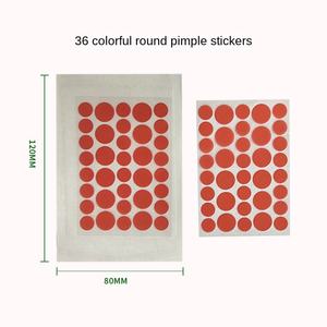 Patchs <span class=keywords><strong>anti</strong></span>-acné hydrocolloïdes 36 couleurs, cache-imperfections, emballage individuel, fabrication en usine - Product Image 4
