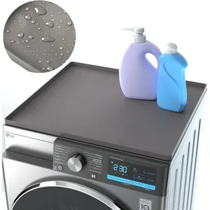 OKOLAY grosir pencuci dan pengering alas silikon pelindung atas untuk mesin cuci Pengering pencuci penutup atas