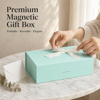 Boîtes cadeaux personnalisées haut de gamme pour vêtements, pliables et réutilisables avec fermeture magnétique et ruban, impression quadricolore