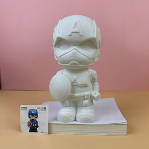 Vente en gros de grande <span class=keywords><strong>figurine</strong></span> en vinyle vierge de 20cm à 21cm, <span class=keywords><strong>figurine</strong></span> artisanale en vinyle faite à la main pour enfants, bricolage, peinture fluide - Product Image 3