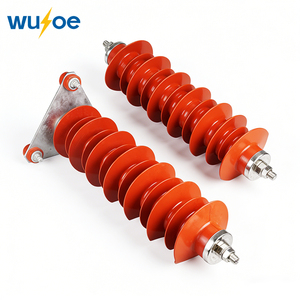 Supresor de Sobretensiones MOA de Silicona de Alta Tensión para Exteriores, Estándar IEC 35kV, con Cable de Conexión Integrado - Product Image 5