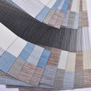 Wholesale Custom Design Polyester Blackout Shades Waterproof Zebra Blind Fabrics For Window