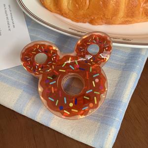 Pinza de Pelo con Diseño de Tiburón Donut Adorable, Sujetador de Cola de Caballo con Diseño Realista de Comida, Accesorio Elegante para el Cabello para Mujer, Venta al por Mayor - Product Image 5