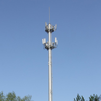 Antena de Radio 5G para Comunicación Inalámbrica, Torre de Internet WiFi ISP con Galvanizado en Caliente