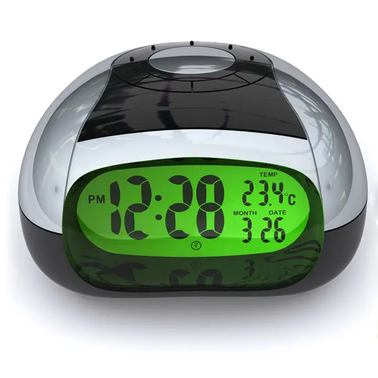 The New Clock Home Bedroom New Design Language Time Clock Electronic LED Digital Talking Alarm Clock
