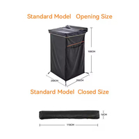 Tente à langer pour toilettes Oxford personnalisée, jardin et plage, imperméable, pour le camping, l'abri de la vie privée, auvent extérieur, tente de douche latérale pour voiture