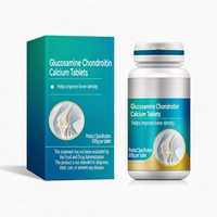 Tabletas de Glucosamina, Condroitina y Calcio Changxing OEM de 0.85g para Personas Mayores, 32.5g de Glucosamina HCl por 100g