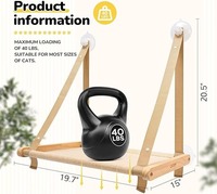 Pliable Lavable En Machine Nouveau Personnalisé En Gros chat Hamac Siège Souple Convient Pour Les Chats À Jouer Avec