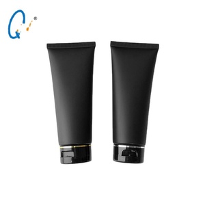 Tube cosmétique mat noir pour crème, tube souple en plastique pour cosmétiques / tube pour crème solaire, emballage en plastique PE pour cosmétiques - Product Image 2