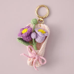 سلسلة مفاتيح يدوية الصنع على الطراز الكوري من KIVA مع حشو قطن PP ديكور حفلات من نوع واحد - Product Image 6