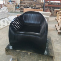 Chaise Paramétrique en Bois Massif, Chaise d'Attente pour Hôtel, Mobilier Paramétrique, Chaise en Bois Paramétrique, OEM