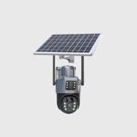 Precio de fábrica directo 360 grados remoto móvil Wifi Cámara solar cámaras de seguridad al aire libre detección de movimiento