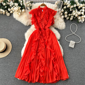 ชุดเดรสยาวสำหรับใส่ไปชายหาดชุดเดรสยาวแบบเซ็กซี่สำหรับปาร์ตี้ข้ามพรมแดนระเบิดเสื้อผ้าสำหรับฤดูร้อนของ2025 - Product Image 1