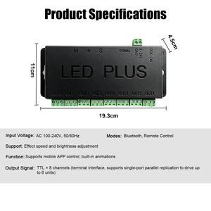 Controlador de Panel LED RGBW Portátil <span class=keywords><strong>para</strong></span> Pista de Baile con DMX512, Baldosas Magnéticas Inalámbricas <span class=keywords><strong>para</strong></span> DJ, Clubes, Eventos, Fiestas, Conciertos - Product Image 5