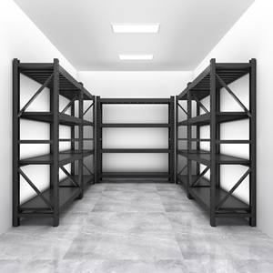 Étagère métallique à 4 niveaux pour le stockage commercial et résidentiel - Product Image 1