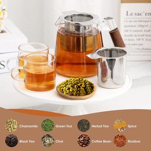 Infusor de té personalizado de alta calidad, colador de té de acero inoxidable 304, difusor de filtro de Infusor de té de hojas sueltas - Product Image 6