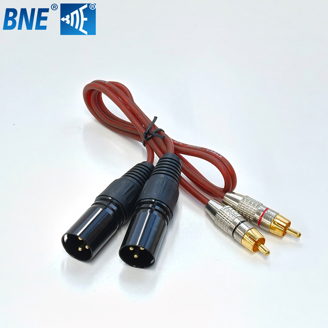 Discount Price Audio Cable 1M Dual XLR to Dual RCA Wire 5M Cannon Wire Dual XLR Female to XLR Male Cable RCA Cable 2 to 2 Wire