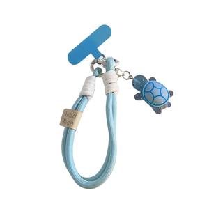 Tortuga teléfono celular correa de muñeca Anti pérdida muñeca teléfono móvil cordón Universal teléfono celular cadena cuentas colgar - Product Image 5