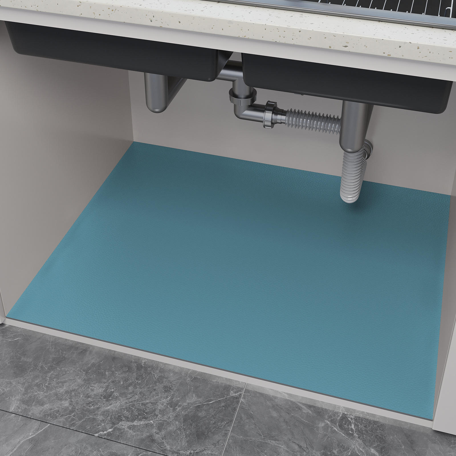 Tapis de placard sans lavage - beige minimaliste