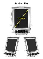 Autoradio Android CARUPEZ 9,7 pouces pour Santa Fe 2 2006-2012, CarPlay, caméra de recul, 7862S, 8 cœurs, style Tesla vertical, DSP, GPS