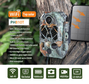 <span class=keywords><strong>Caméra</strong></span> <span class=keywords><strong>de</strong></span> <span class=keywords><strong>chasse</strong></span> 64MP 4K avec vision nocturne pour la faune, Wi-Fi 25m et détection <span class=keywords><strong>de</strong></span> mouvement <span class=keywords><strong>Bluetooth</strong></span> - Product Image 6