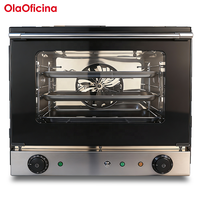 Four à convection OLA OFICINA BOV-3A avec commande par bouton, thermostat réglable de 0 à 300, protection contre la surchauffe, à poser au sol, pour boulangerie